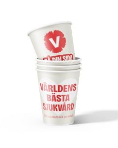 Pappersmugg 23cl dubbelv&auml;gg 100 pack